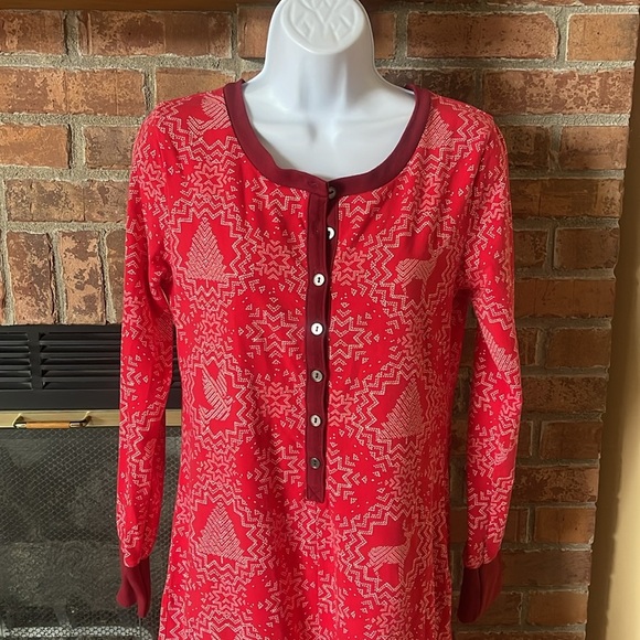 Hearth & Hand with Magnolia One Piece Union Suit Christmas Pajamas - Picture 2 of 7